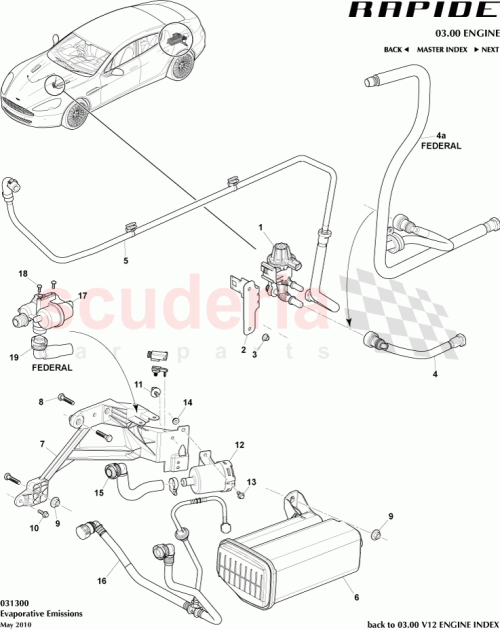 Part Diagram for Aston Martin AD439G271AA
