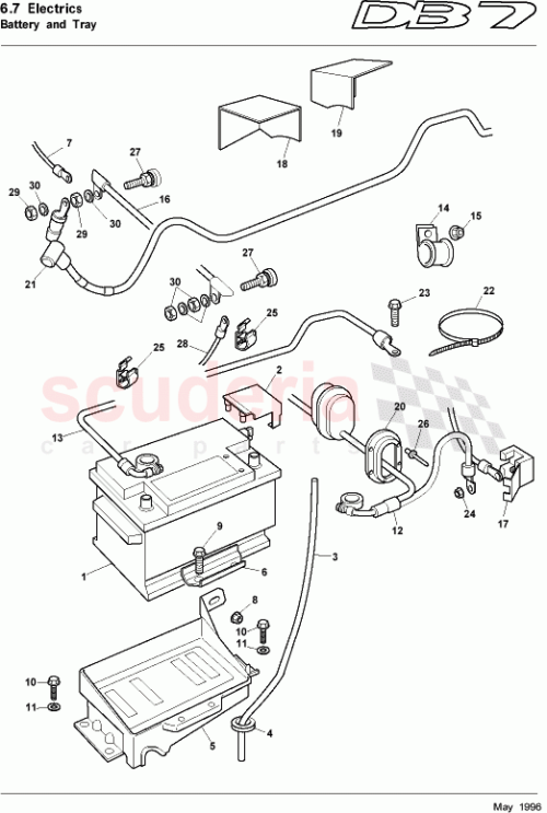 Part Diagram for Aston Martin 699233-PK