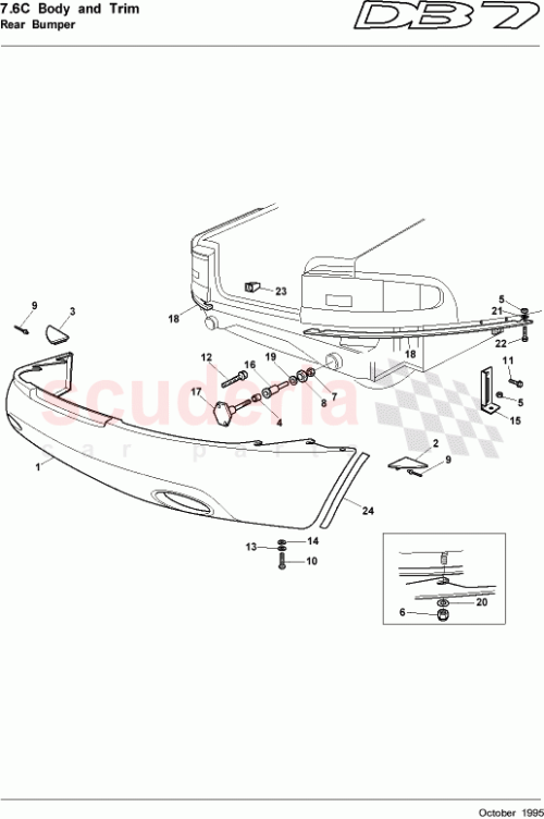 Part Diagram for Aston Martin 699501