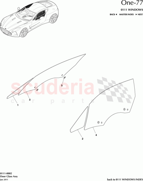 Part Diagram for Aston Martin 12023-08-1007-AB