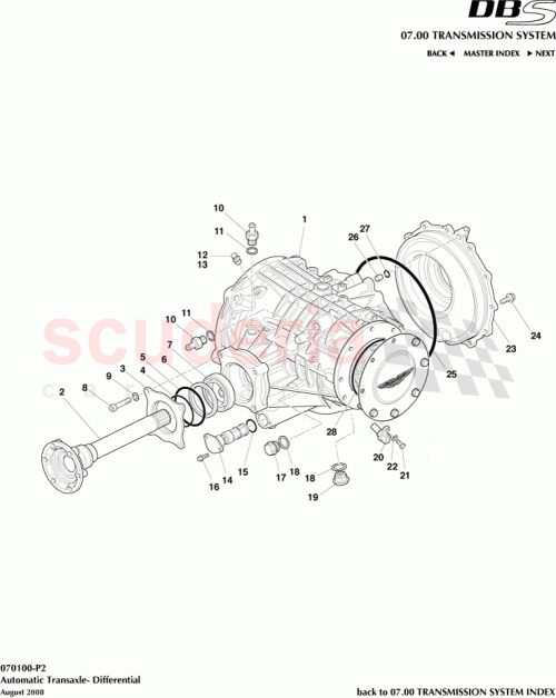 Part Diagram for Aston Martin 9D33-4200-AB