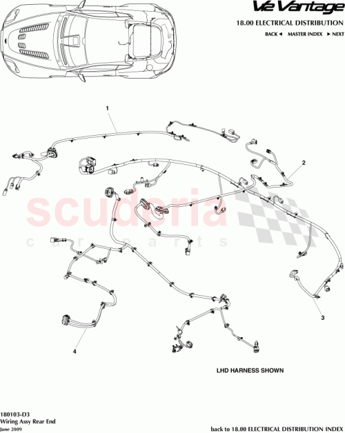 Part Diagram for Aston Martin 9G33-14A227-AB