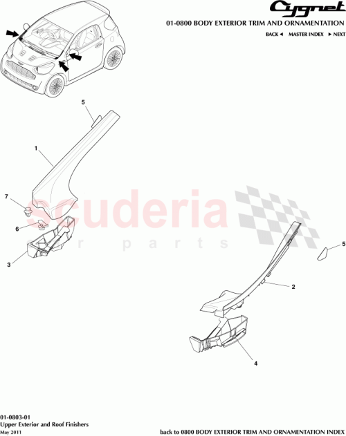 Part Diagram for Aston Martin AY2Y-40A565-AE