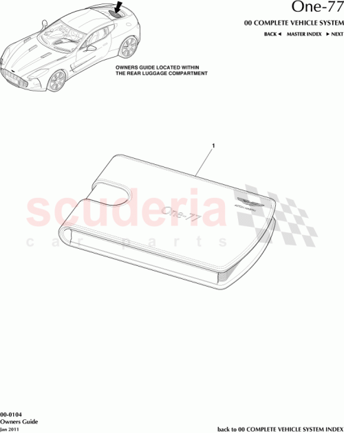 Part Diagram for Aston Martin AY93-19A321-BA