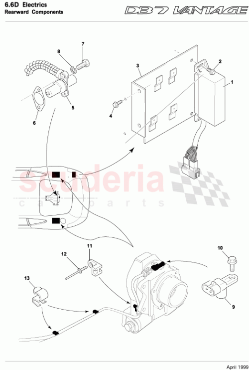 Part Diagram for Aston Martin 37-121123-BC