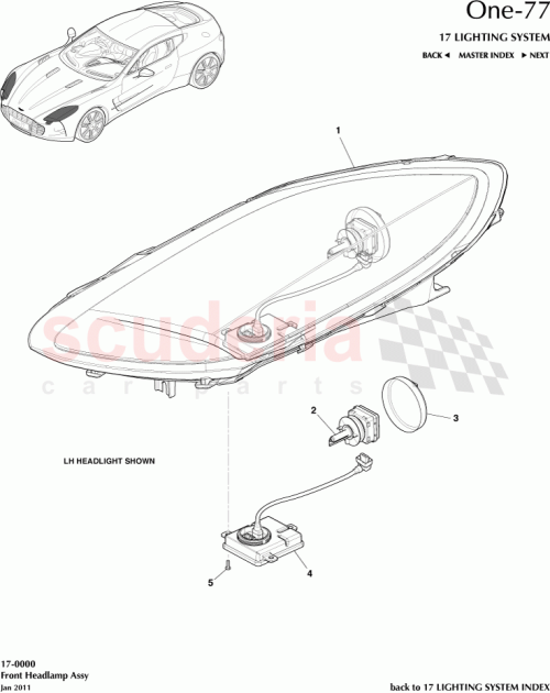 Part Diagram for Aston Martin AY93-13C169-AA