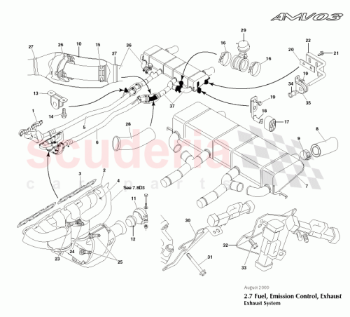 Part Diagram for Aston Martin 1R12-350692-AF