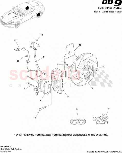 Part Diagram for Aston Martin 4G43-28-10266