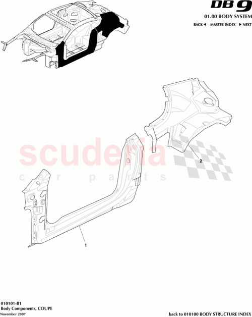 Part Diagram for Aston Martin 4G436010233