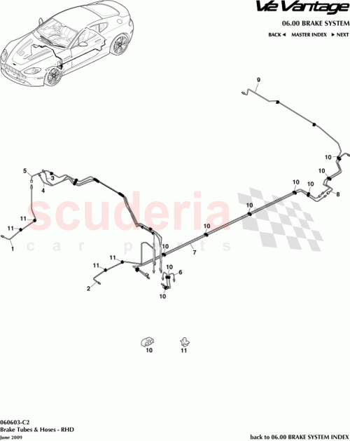 Part Diagram for Aston Martin 6G33-2A478-BD