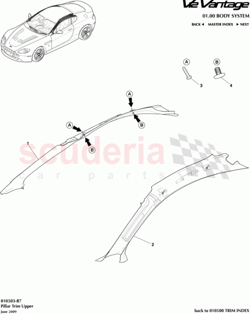 Part Diagram for Aston Martin 6G33-29012-AA