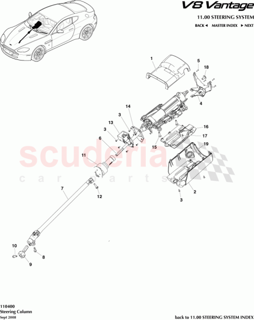 Part Diagram for Aston Martin 8D33-3K512-AFW