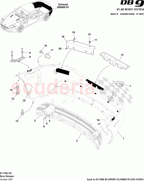 Part Diagram for Aston Martin AG43-5K238-AC