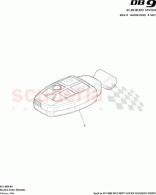 Part Diagram for Aston Martin 4G43-70290-CD