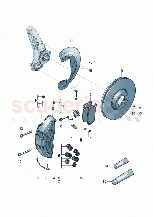 Part Diagram for Bentley 3SA698151C