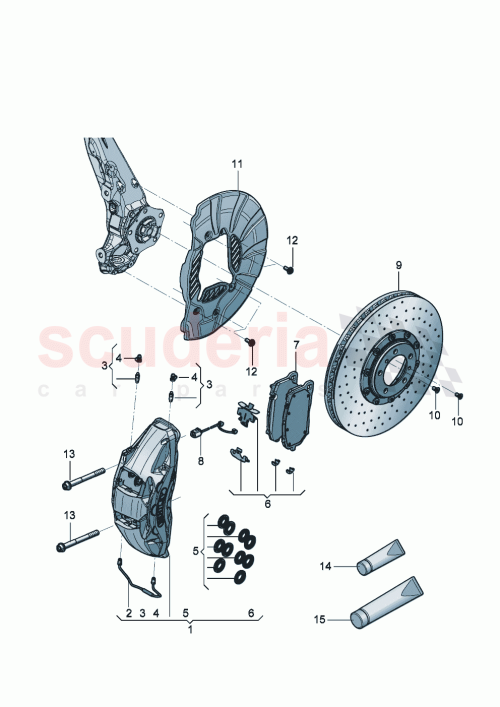 Part Diagram for Bentley 3SA698151D