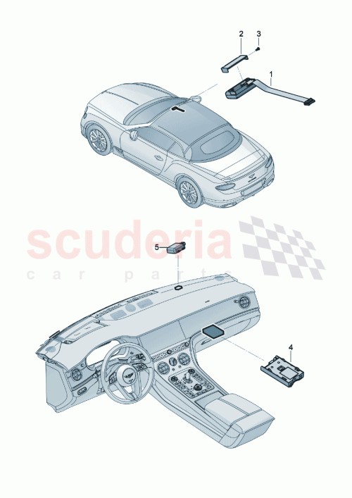Part Diagram for Bentley 4K0919814B