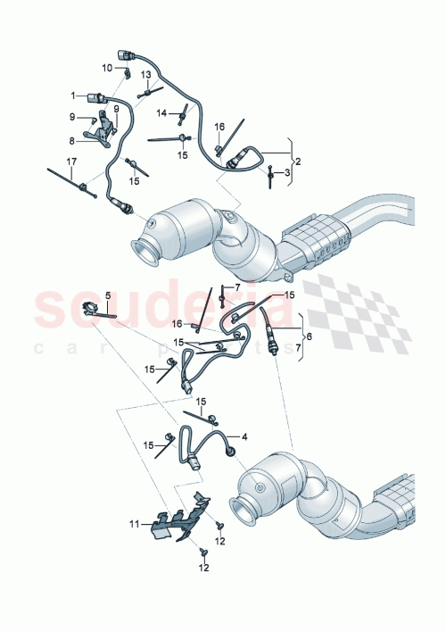 Part Diagram for Bentley 07P906262L