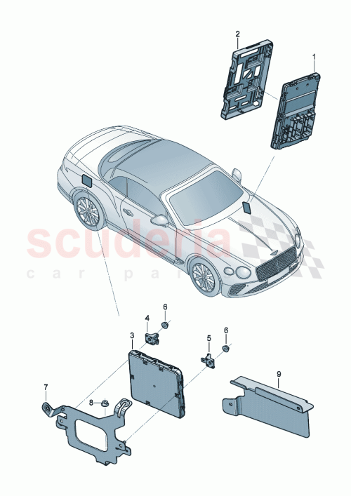 Part Diagram for Bentley 992907064CK