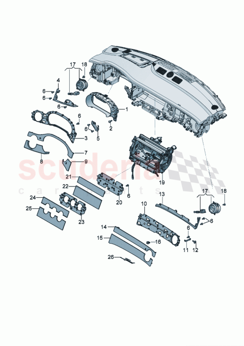 Part Diagram for Bentley 3SA925087A