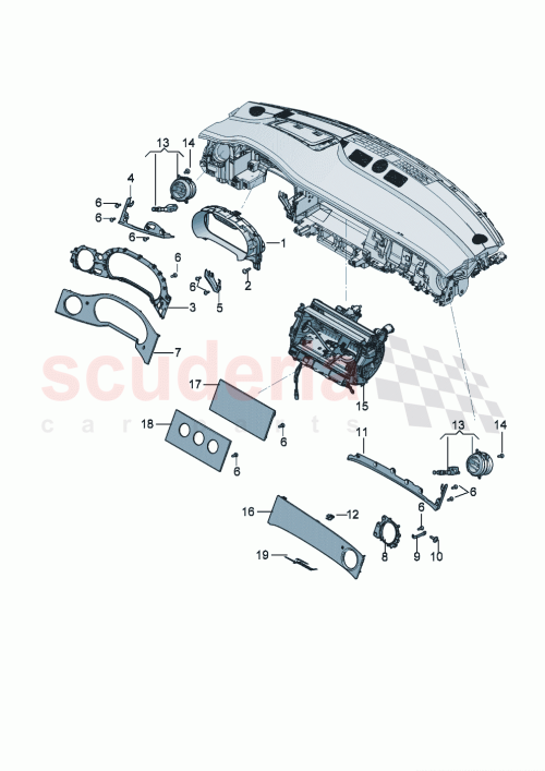 Part Diagram for Bentley 3SC857243B