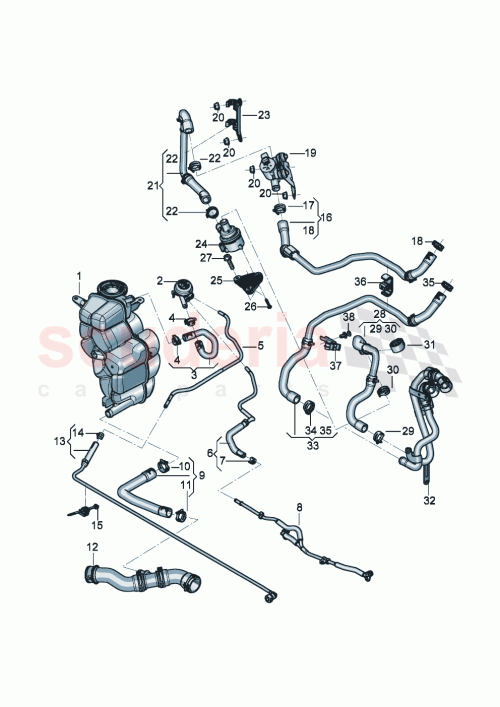 Part Diagram for Bentley 971819565C