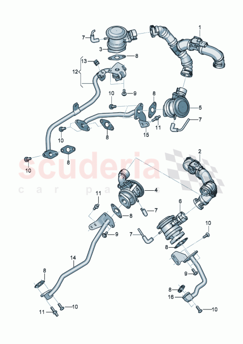 Part Diagram for Bentley 07P131581T