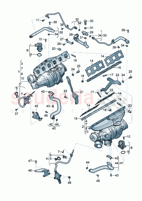 Part Diagram for Bentley 07P 115 203 H