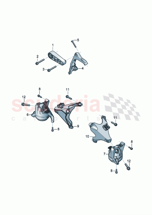 Part Diagram for Bentley 971199383K