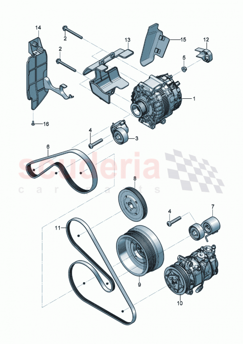 Part Diagram for Bentley 3SA903203