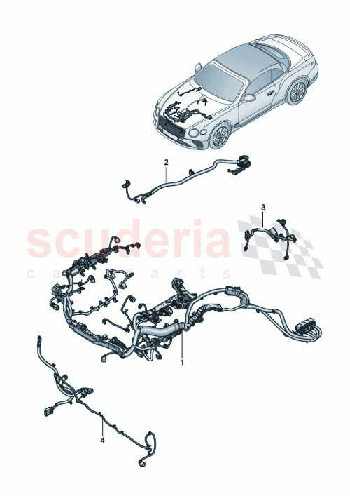 Part Diagram for Bentley 3SA971595AF