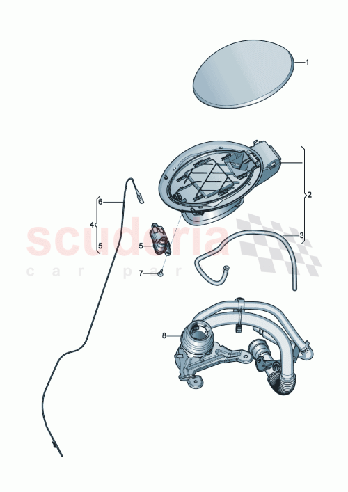 Part Diagram for Bentley 4M0862165A