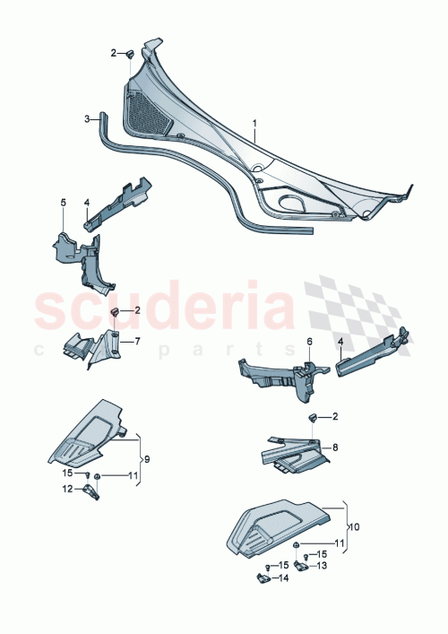 Part Diagram for Bentley 3SA806521A