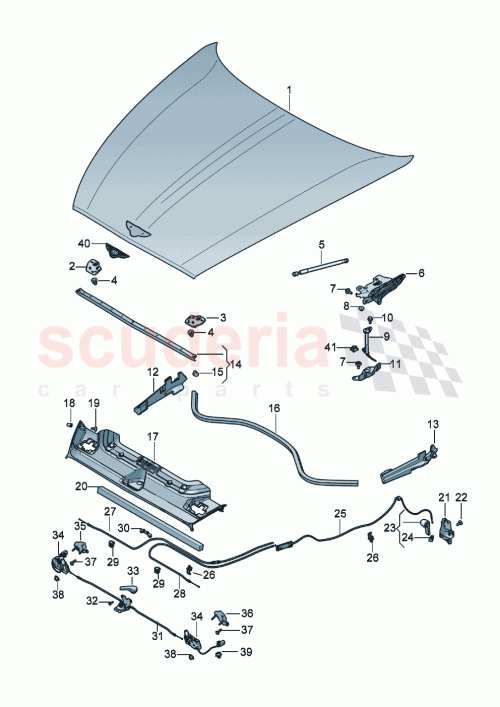 Part Diagram for Bentley 3SD823031D