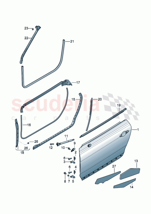 Part Diagram for Bentley 3SD864942B
