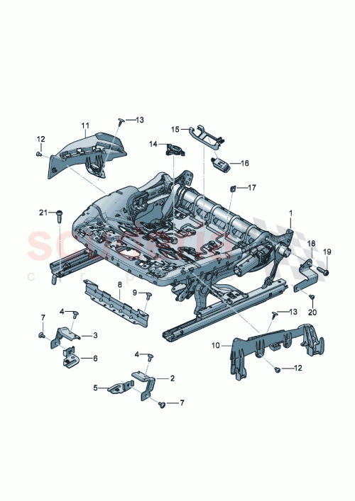 Part Diagram for Bentley 4N0963553