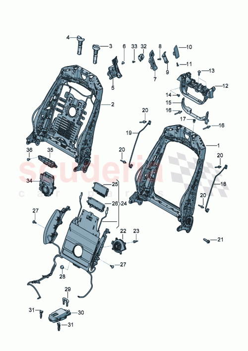 Part Diagram for Bentley 8W0881920D