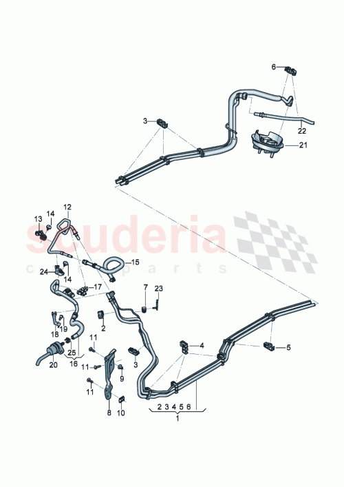 Part Diagram for Bentley 971130296