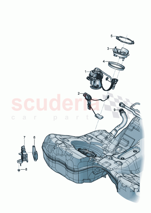Part Diagram for Bentley 971919679B