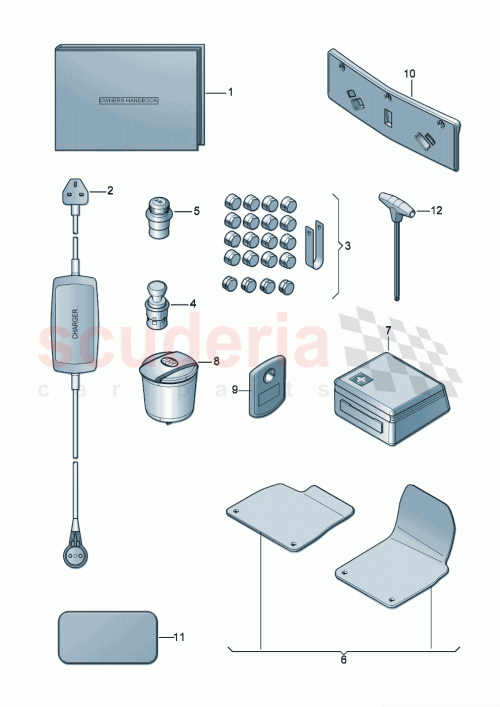 Part Diagram for Bentley 3SA860413