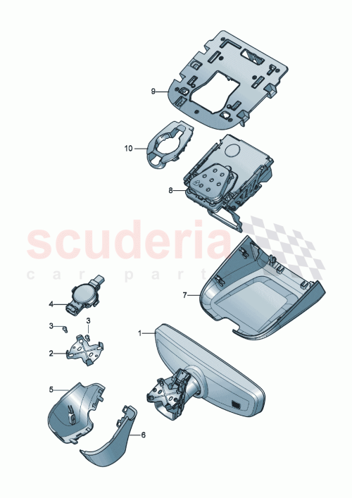 Part Diagram for Bentley 3SD 857 511