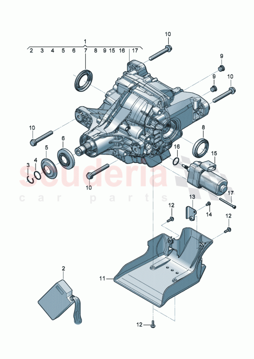 Part Diagram for Bentley 08X507041M