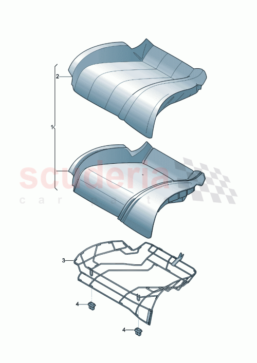 Part Diagram for Bentley 3SD885031A