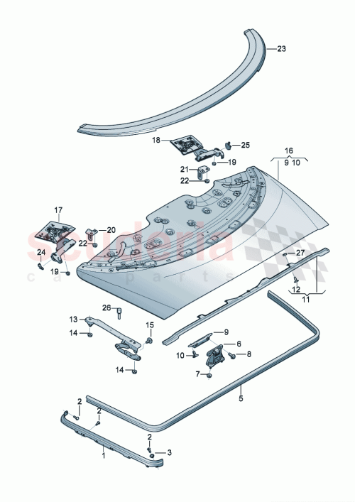 Part Diagram for Bentley N91274901