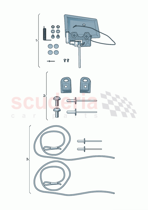 Part Diagram for Bentley 3SD871261B