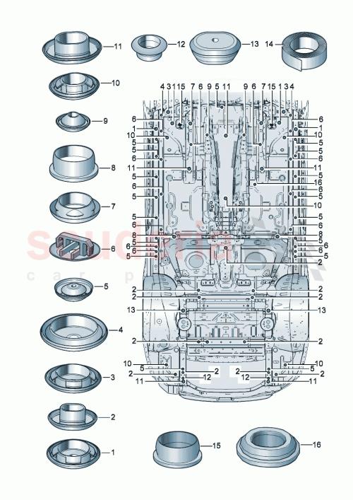 Part Diagram for Bentley 893803593