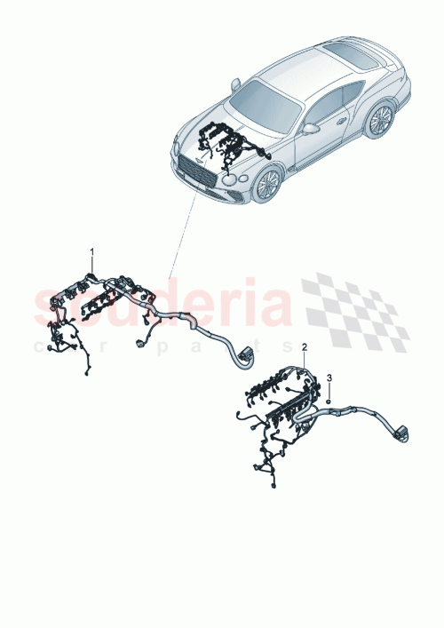Part Diagram for Bentley 3SC971051DJ