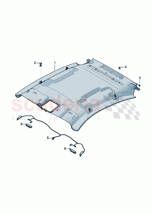 Part Diagram for Bentley 3SD867501DF