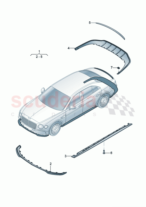 Part Diagram for Bentley 3SE071609
