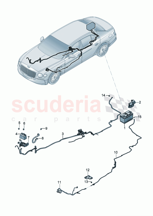 Part Diagram for Bentley 3SE 971 311 G